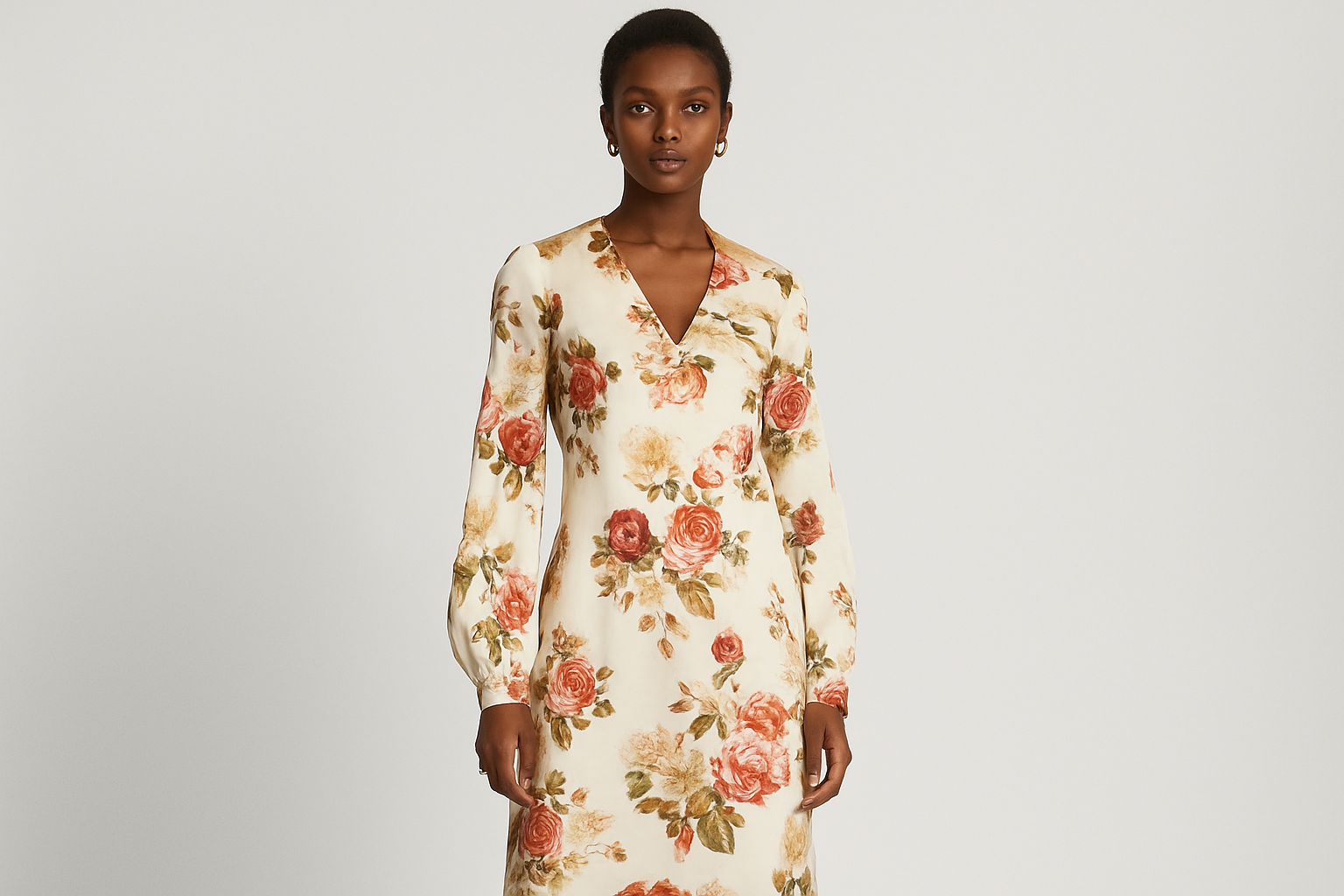 Zimmermann Floral Silk Gown
